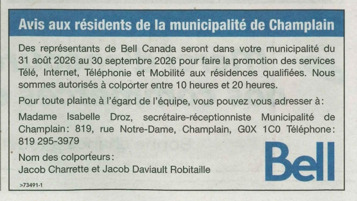 Autorisation de coportage