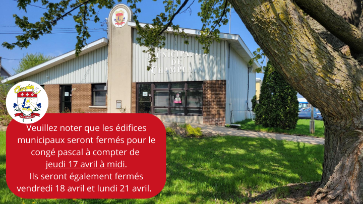 Édifices municipaux fermés