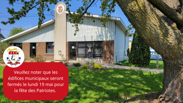 Édifices municipaux fermés