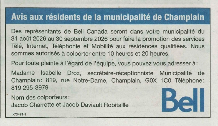 Autorisation de coportage